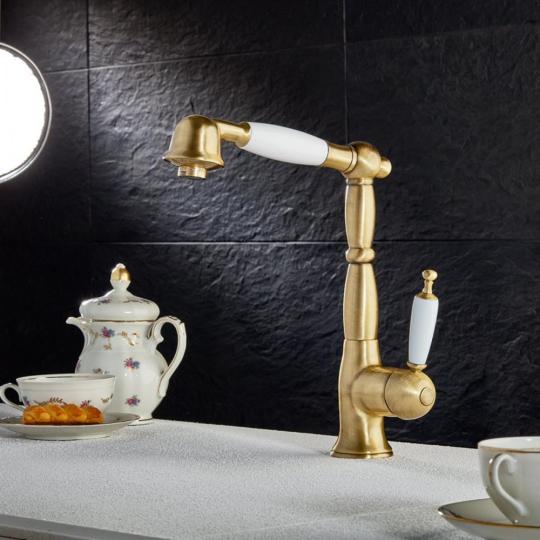 bronzove vyklapacie vodovodna baterie mediteranska keramicka mosadz zlato kupelna kuchyna obnova umyvadlo chata country rustikalne sanitarny bugnatese 6388br drez.jpg